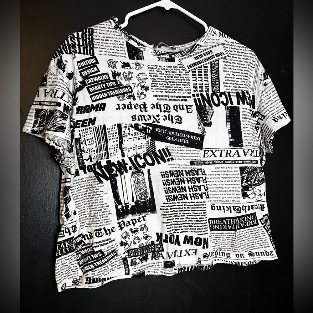 Zara News Struck TShirt - Picture 3 of 6